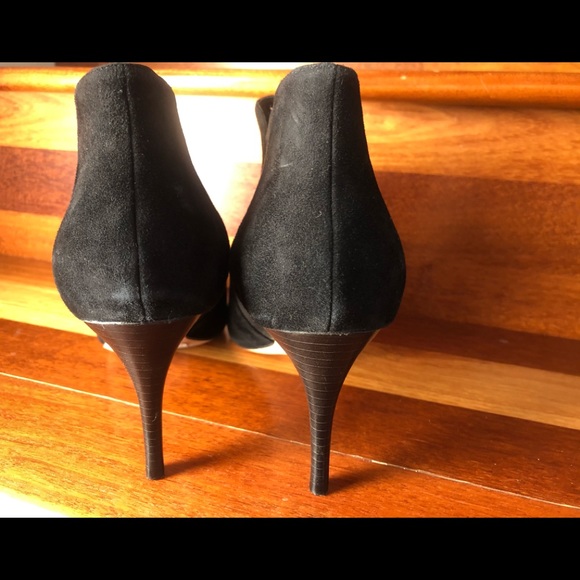 NWT Cole Haan black suede ankle booties, size 11 - Picture 2 of 6